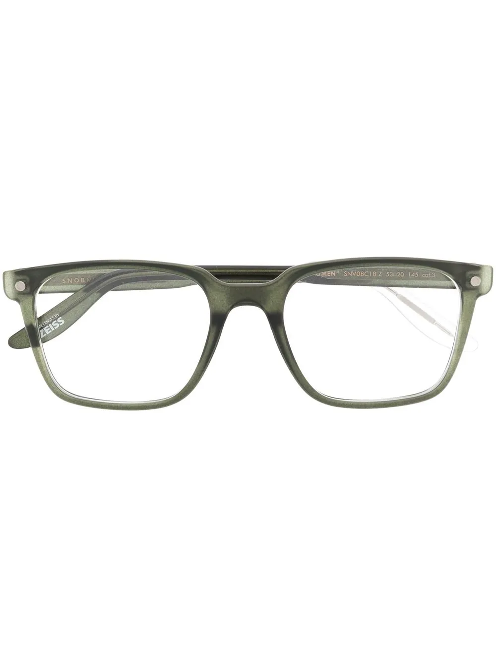 

Snob grey-frame glasses - Green