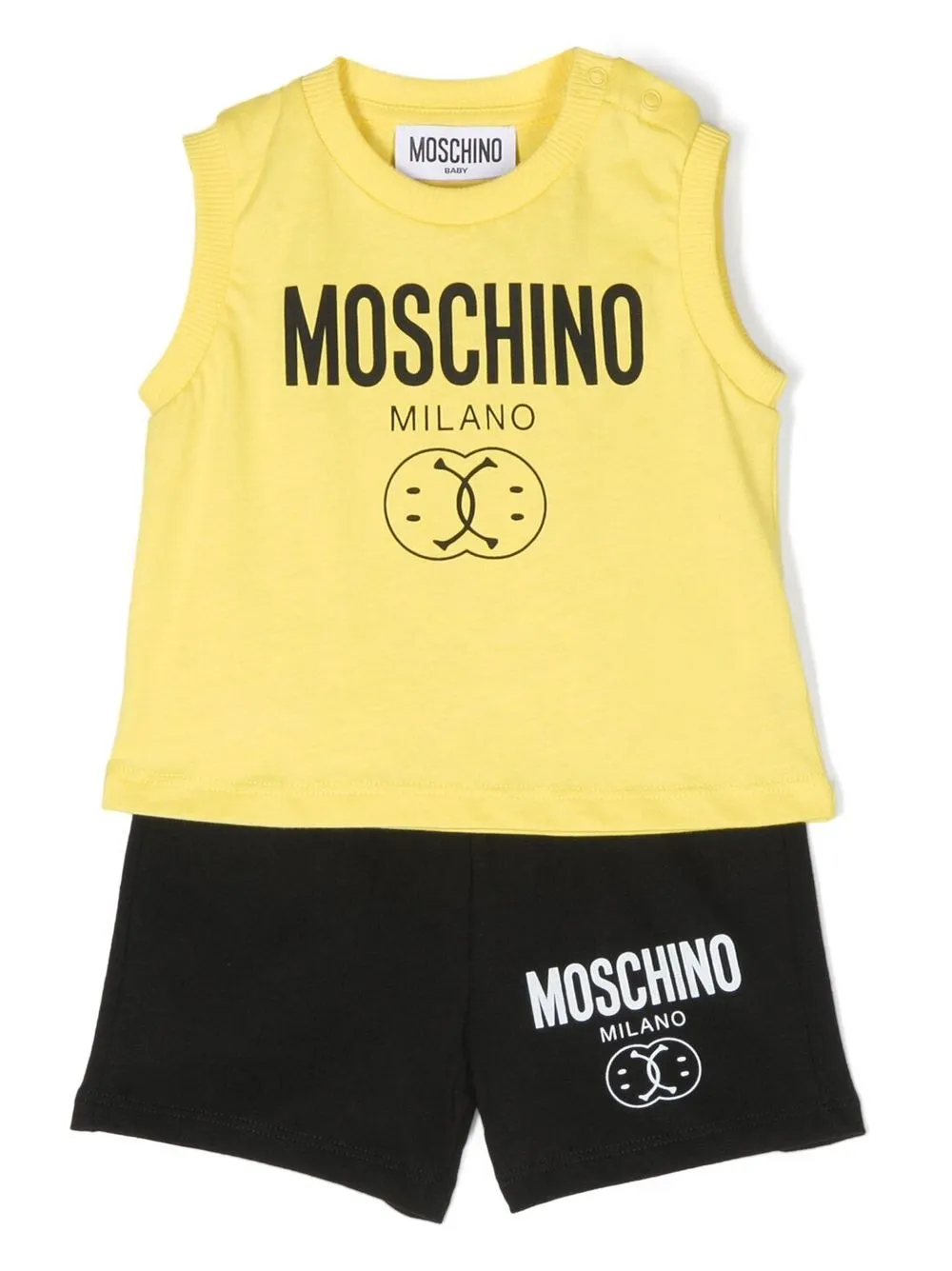 

Moschino Kids sleeveless-top tracksuit - Yellow