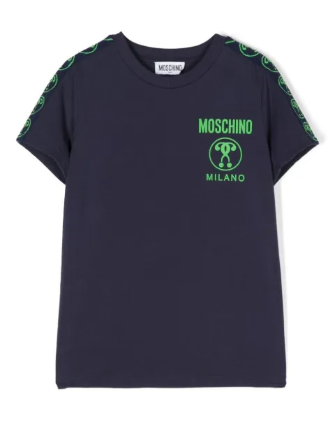 Moschino Kids logo-print short-sleeve T-shirt 