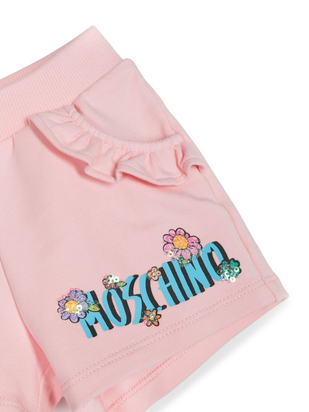 Shop Moschino Flower-teddy Tracksuit In White