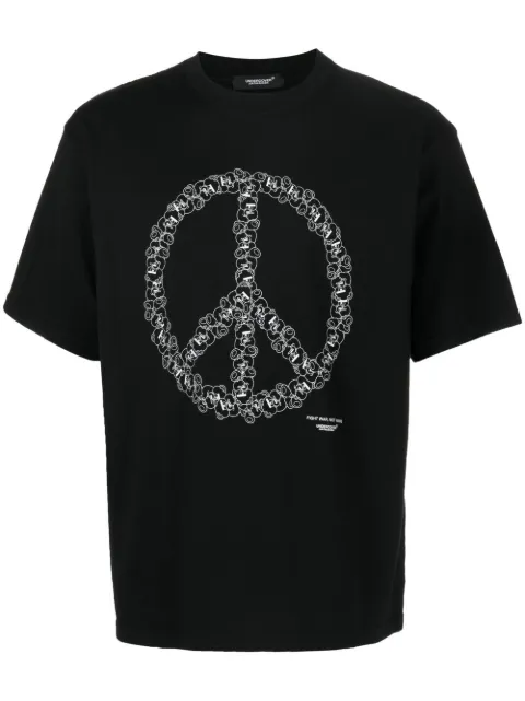 Undercover playera con motivo de símbolo de paz 