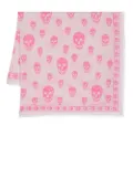 Alexander McQueen skull-print scarf - Pink