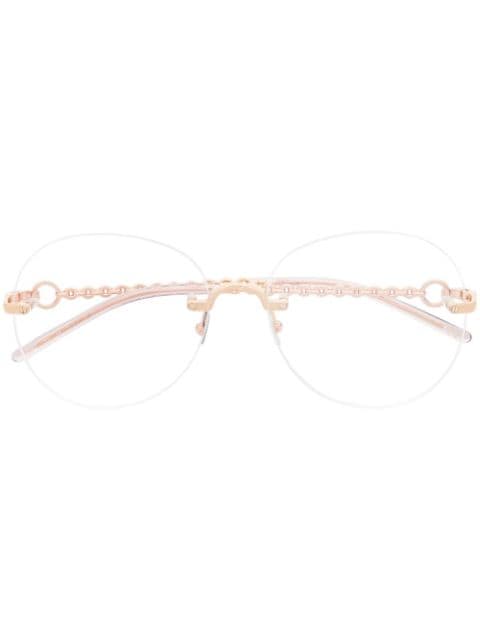 Pomellato Eyewear round-frame glasses