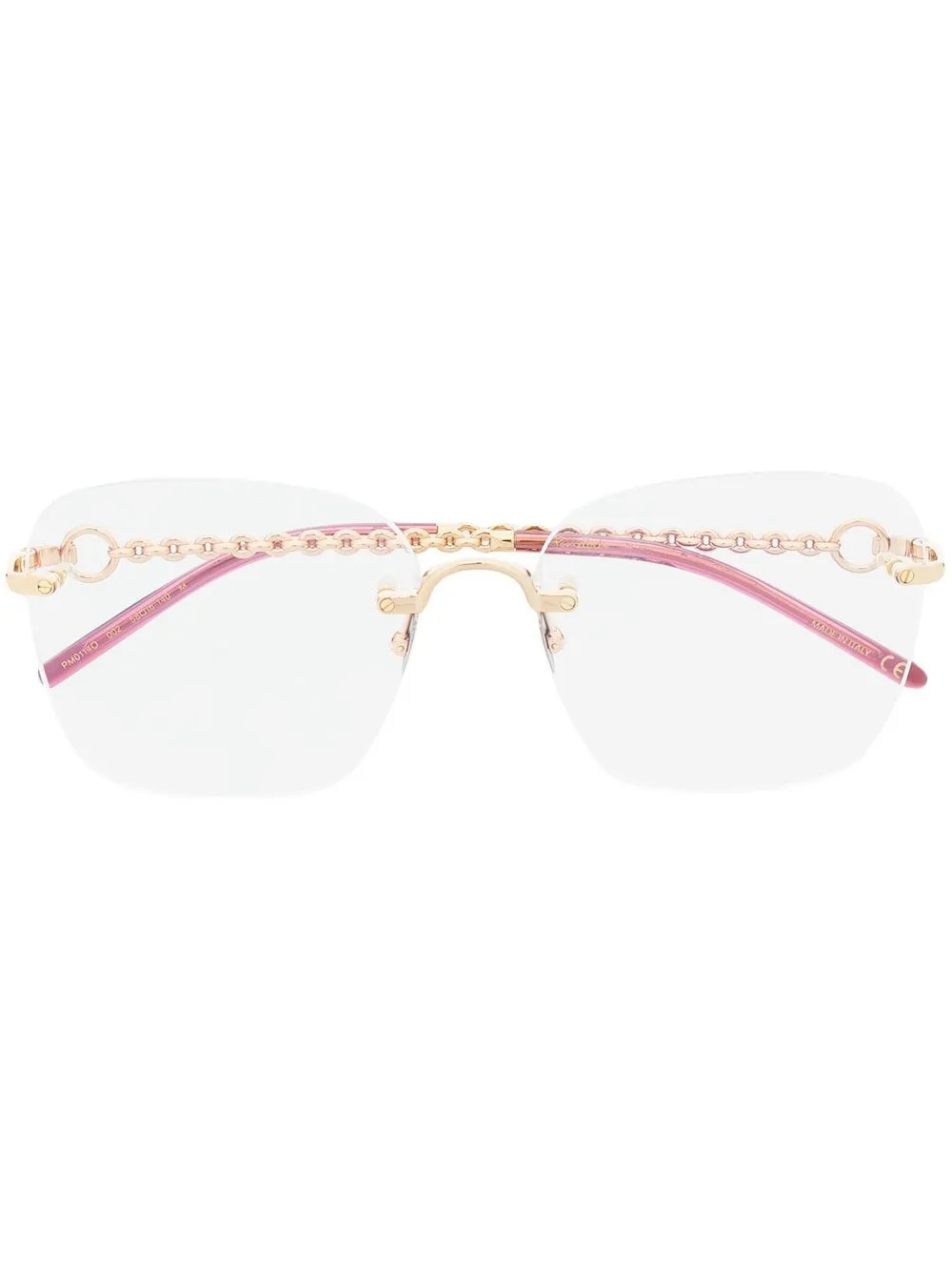 

Pomellato Eyewear frameless optical glasses - Gold