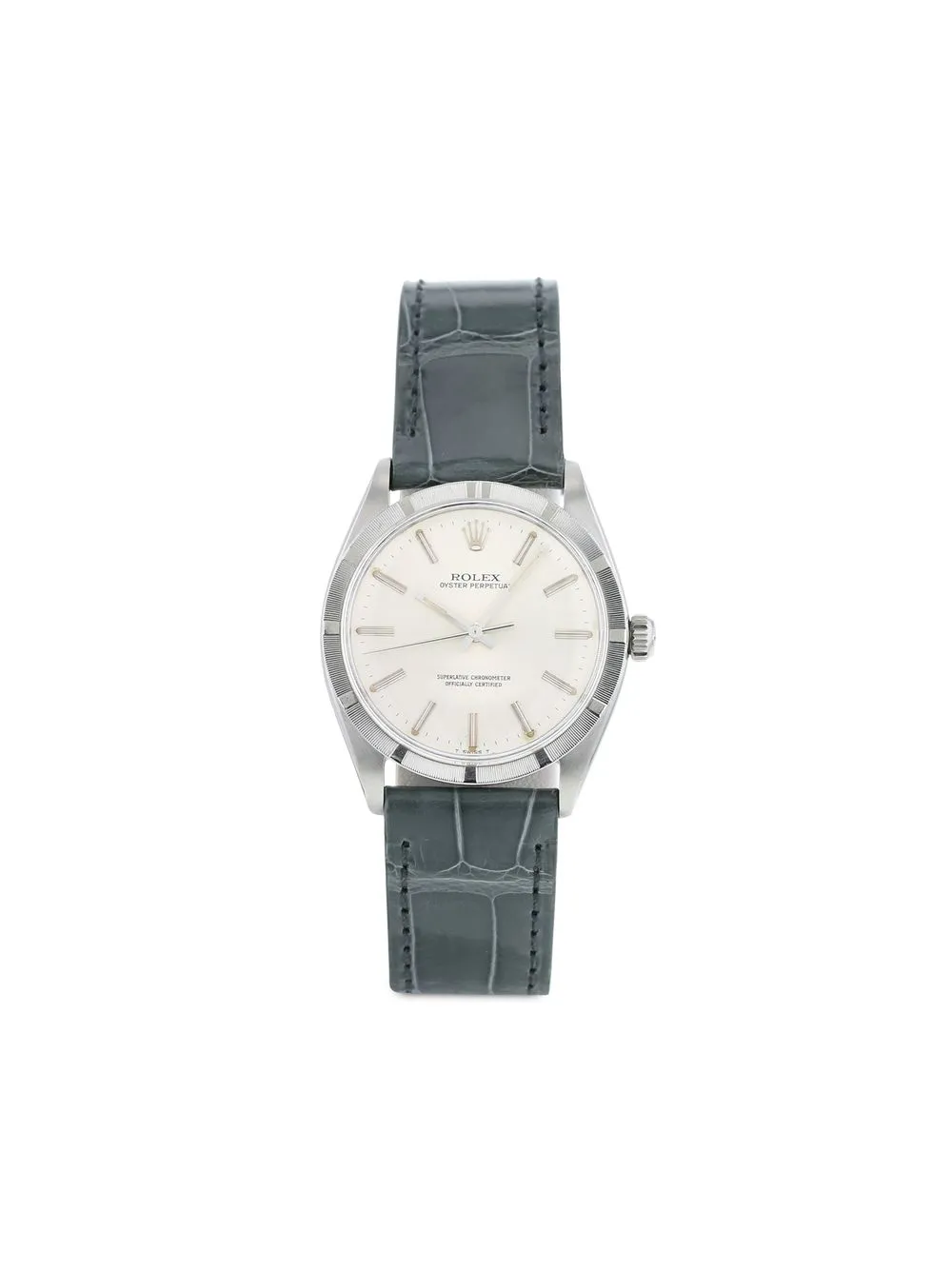 

Rolex reloj Oyster Perpetual de 34mm 1953 pre-owned - Blanco