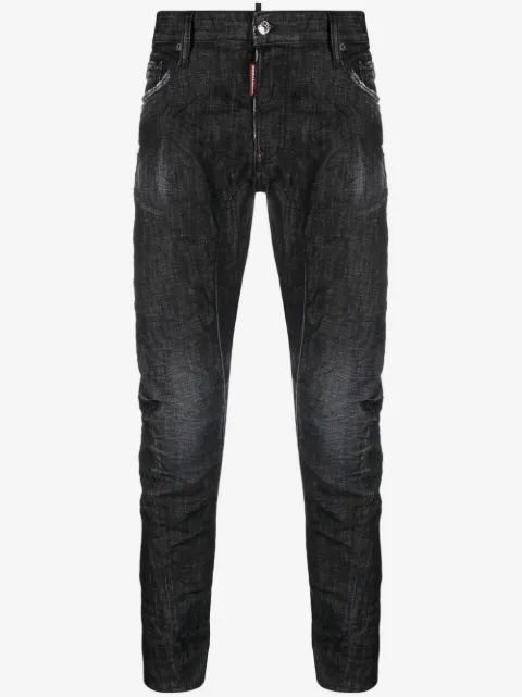 DSQUARED2 slim-cut washed jeans