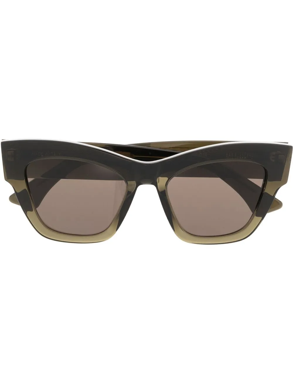 

Han Kjøbenhavn wayfarer-frame sunglasses - Green