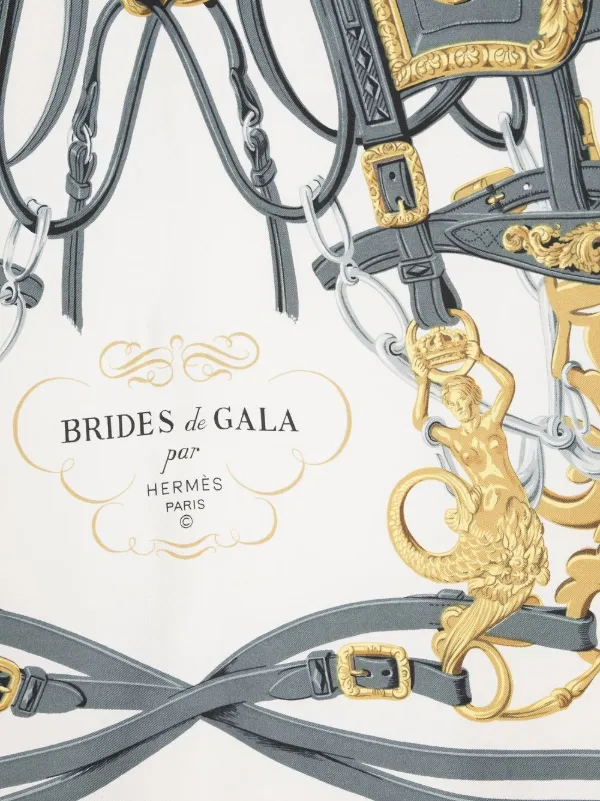 Hermès Pre-Owned 1980s プレオウンド Brides De Gala シルクスカーフ