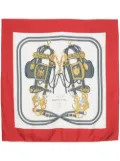 Hermès Pre-Owned 1980s pre-owned Brides de Gala silk scarf - Red