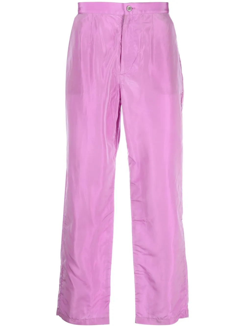 

ERL mid-rise straight-leg trousers - Pink