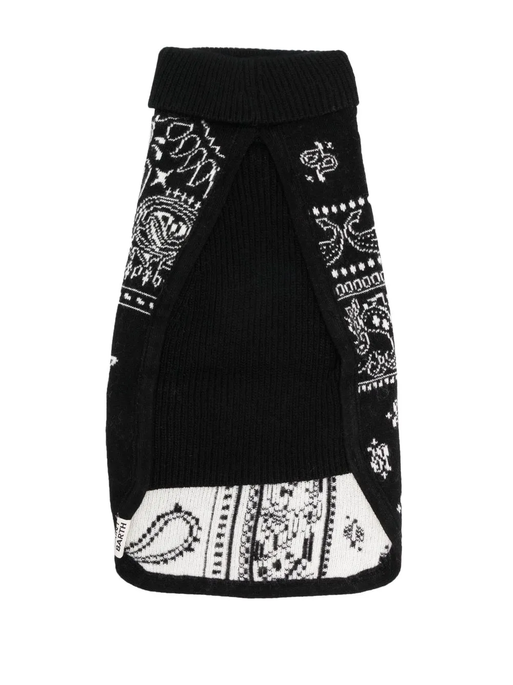 MC2 Saint Barth Intarsia jas - Zwart