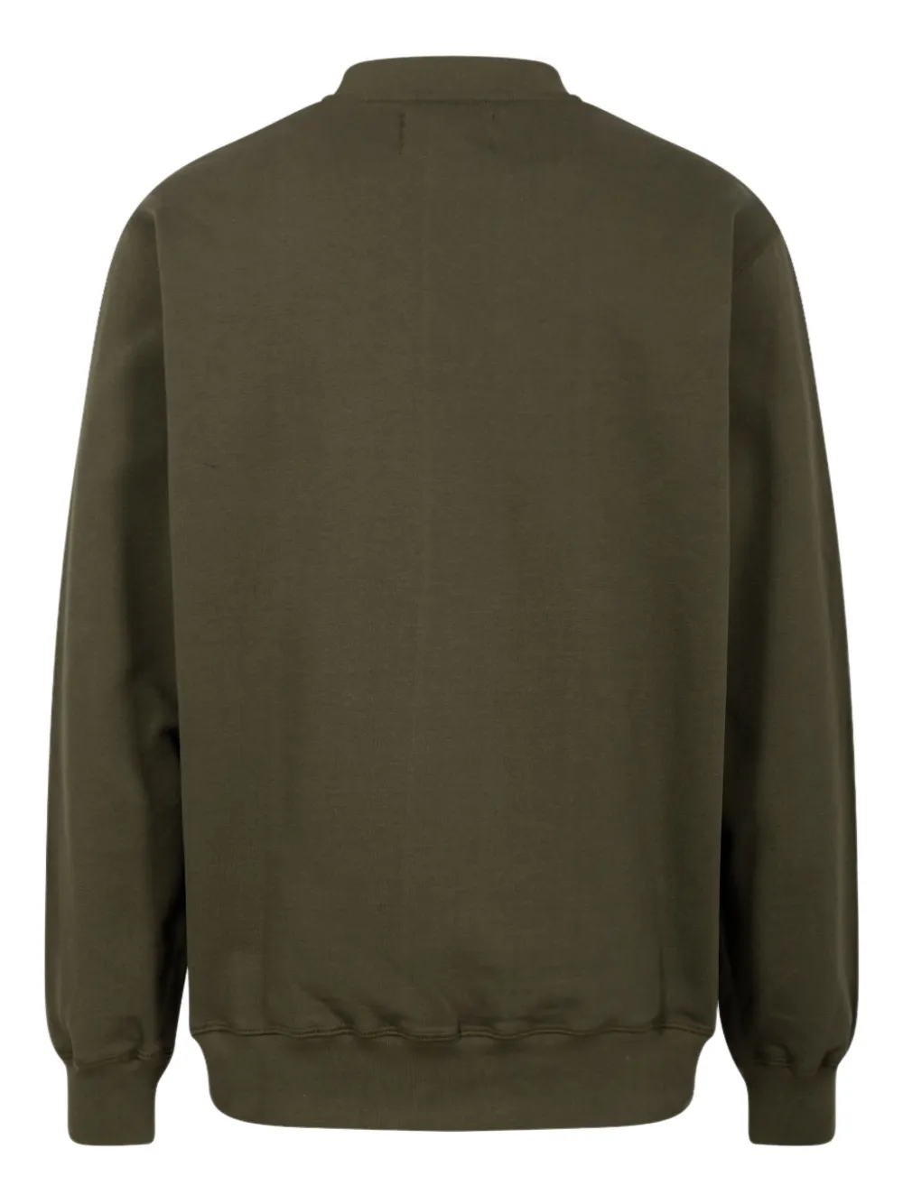 Pas de Mer Dirty Boots katoenen sweater - Groen