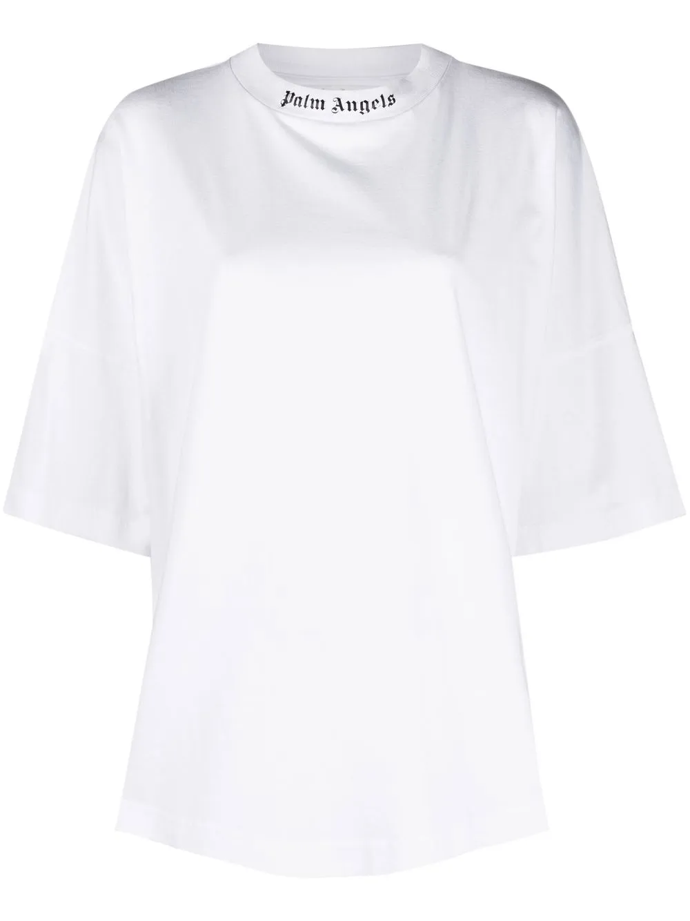 

Palm Angels logo-print cotton T-shirt - White