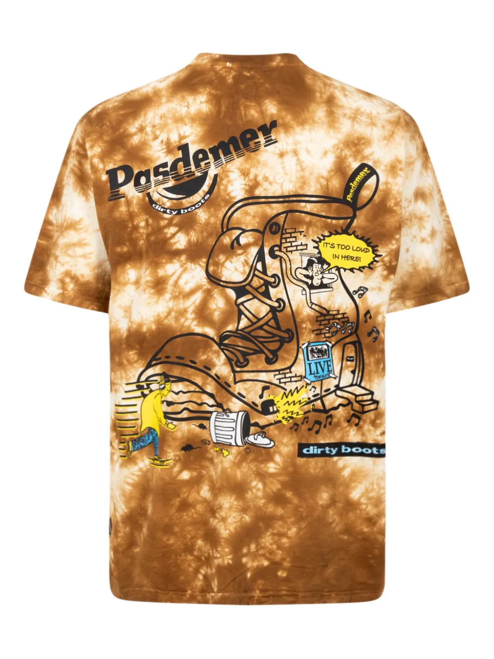 Pas de Mer Dirty Boots tie-dye T-shirt | T-Shirts | Image 2