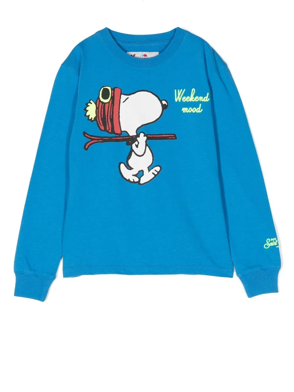 

MC2 Saint Barth Kids Snoopy-print long-sleeve sweatshirt - Blue