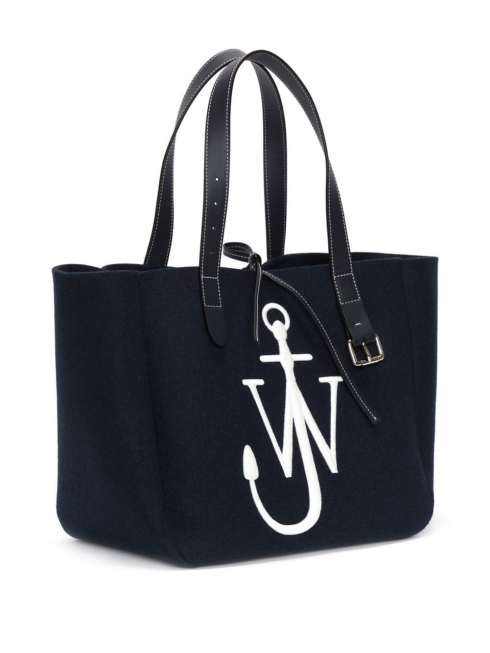Shop Jw Anderson Belt-handle Tote Bag In Blue