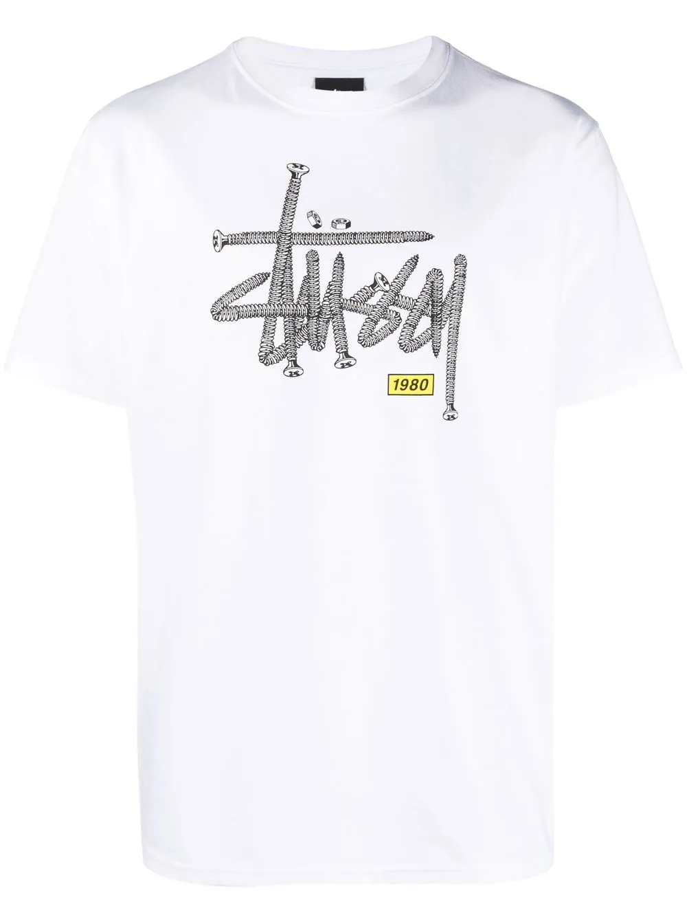 

Stüssy logo-print short-sleeve T-shirt - White