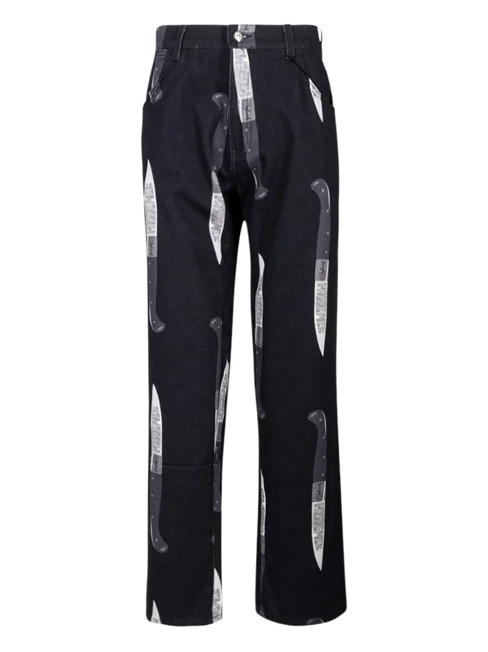 Pas de Mer Knives printed trousers | Black | Image 1