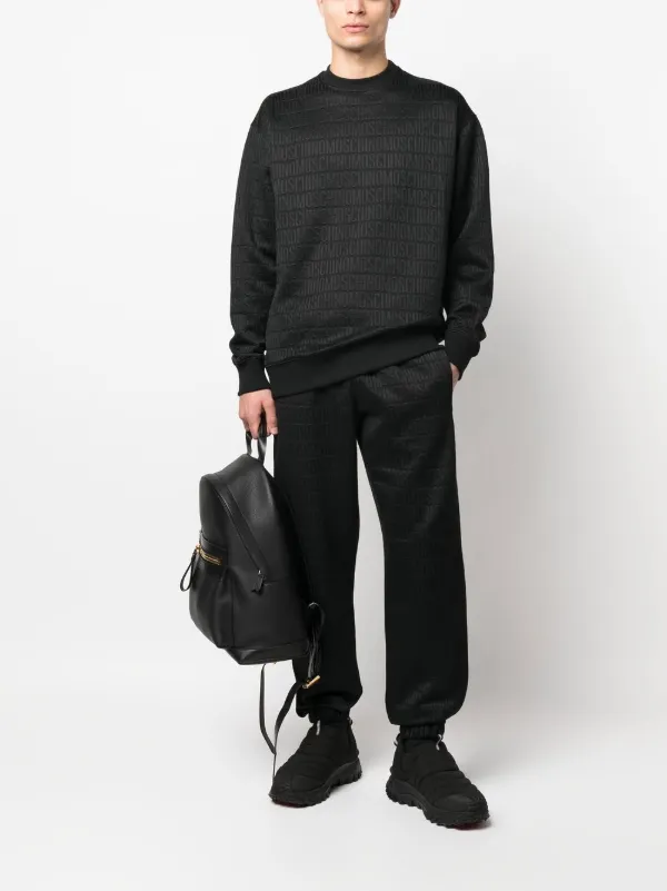 Moschino Jacquard Logo Jumper - Farfetch 