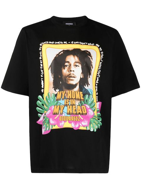 Dsquared2 graphic-print crew-neck T-shirt