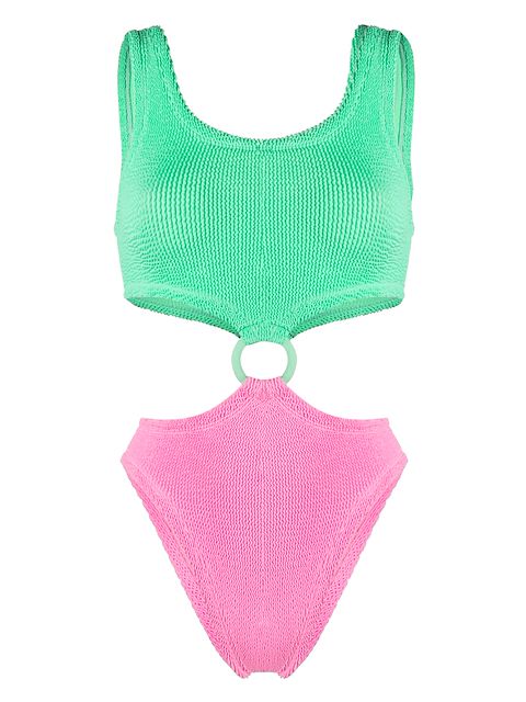 Hunza G Paige cut-out-detail swimsuit