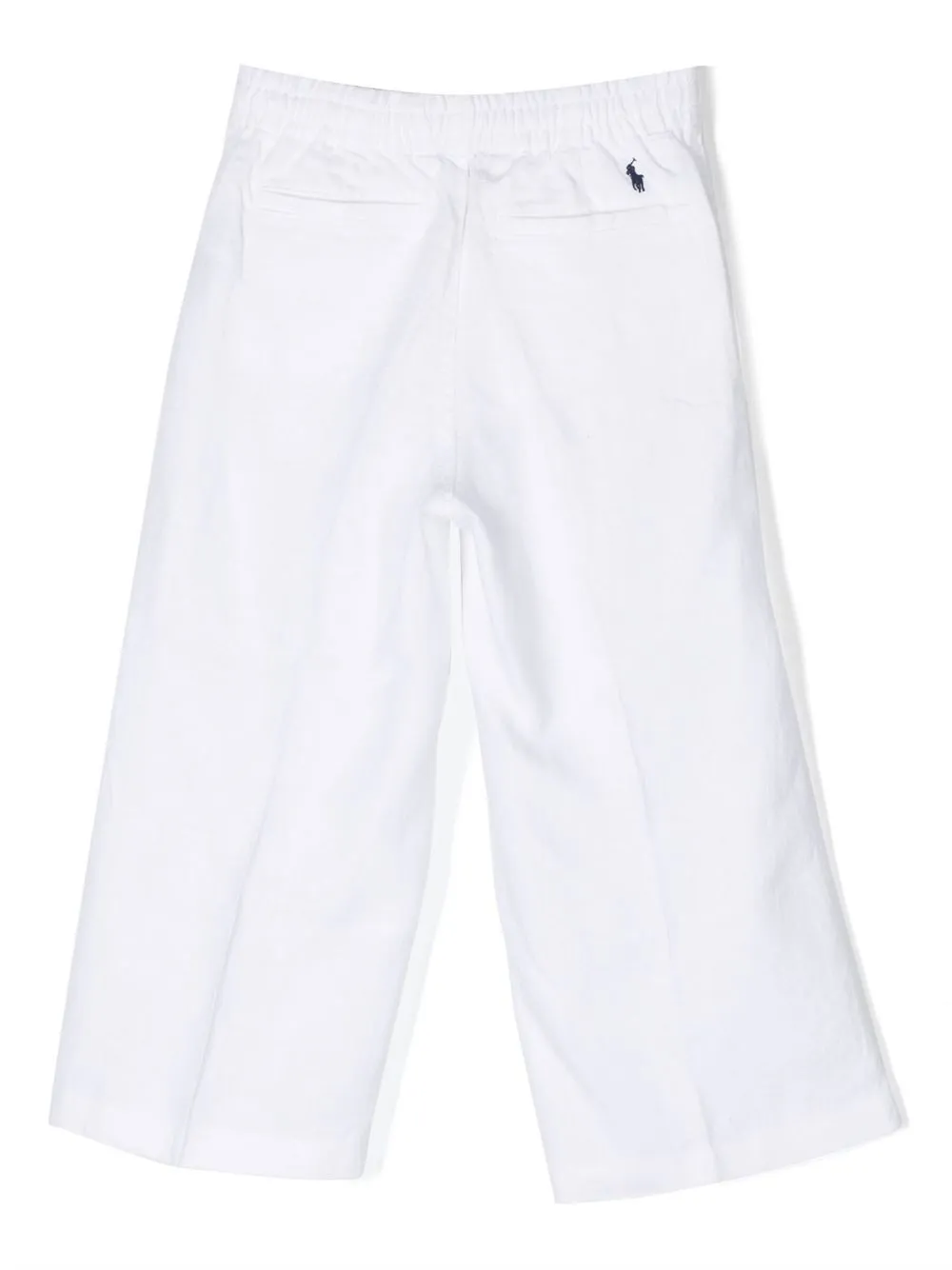 POLO RALPH LAUREN KIDS Broek met geborduurd logo Wit
