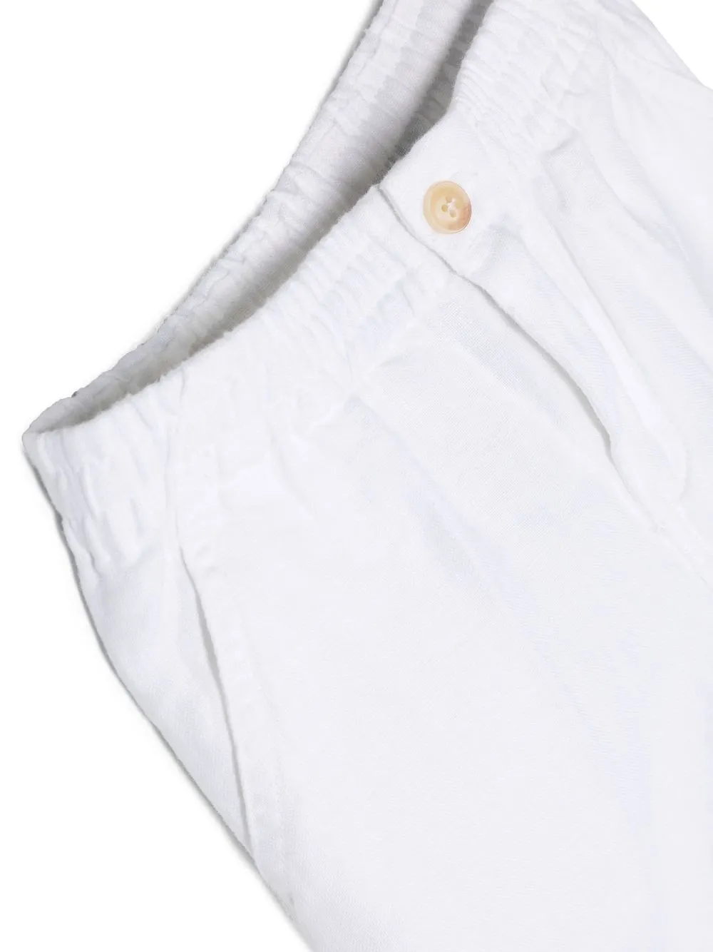 POLO RALPH LAUREN KIDS Broek met geborduurd logo Wit