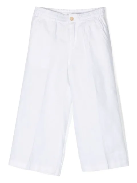 POLO RALPH LAUREN KIDS logo-embroidered elasticated trousers