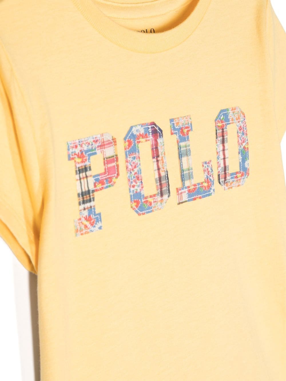 Shop Ralph Lauren Polo Cotton T-shirt In Yellow