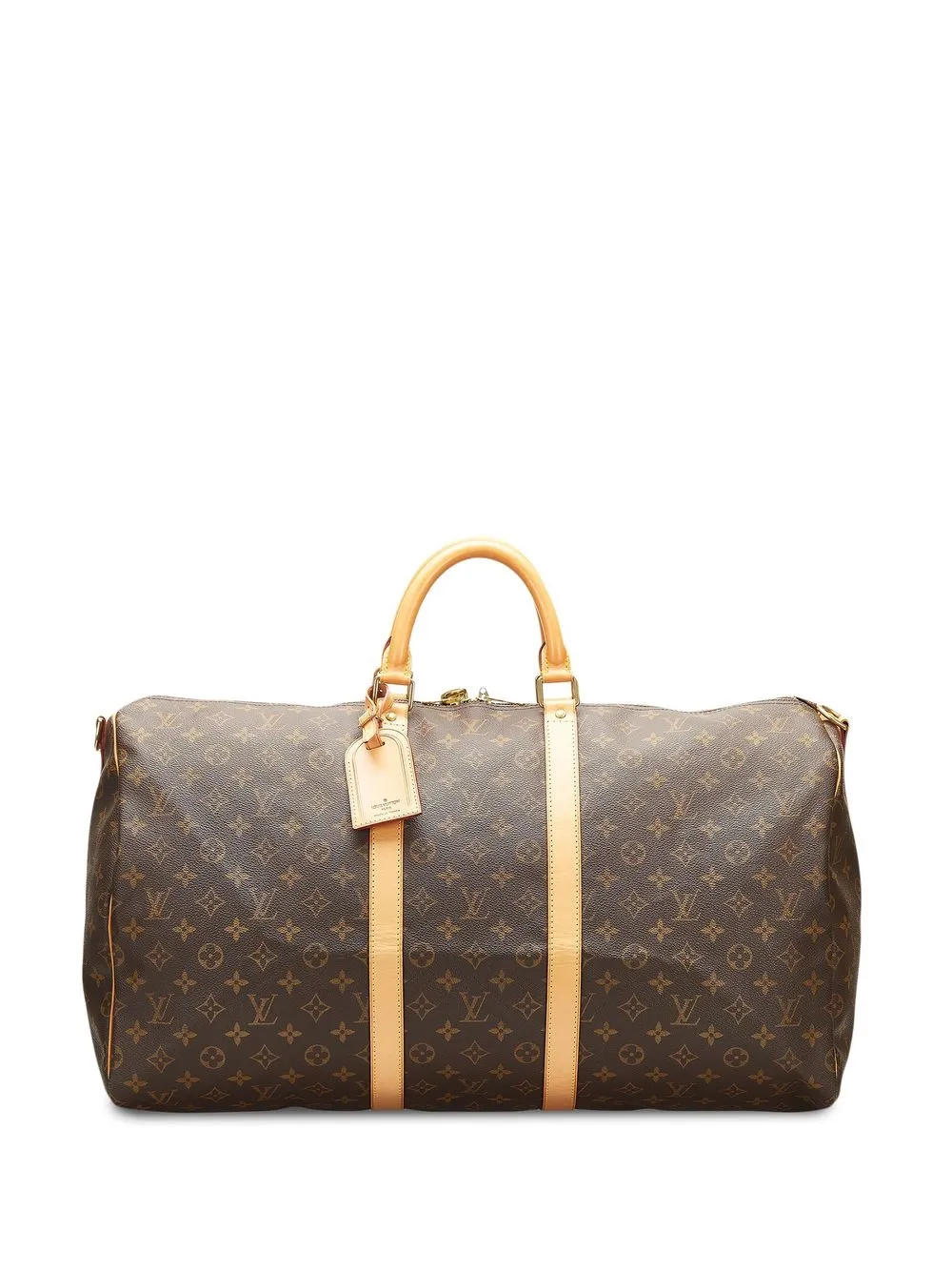 

Louis Vuitton 2003 pre-owned Monogram Keepall Bandouliere 55 travel bag - Brown