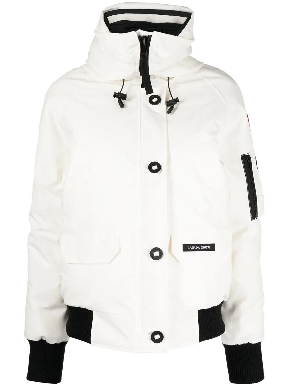

Canada Goose Chilliwack logo-patch padded jacket - White