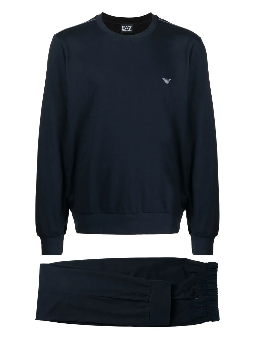 

Emporio Armani logo-print lounge wear - Blue