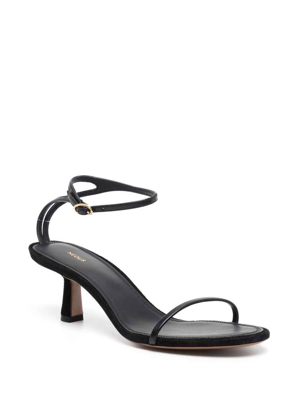 Shop Neous Tanev Low-heel Sandals In Black