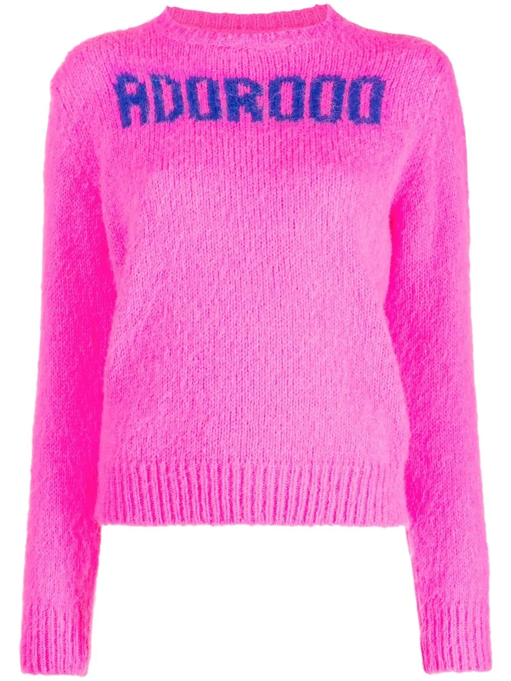 

MC2 Saint Barth intarsia-knit crew-neck jumper - Pink