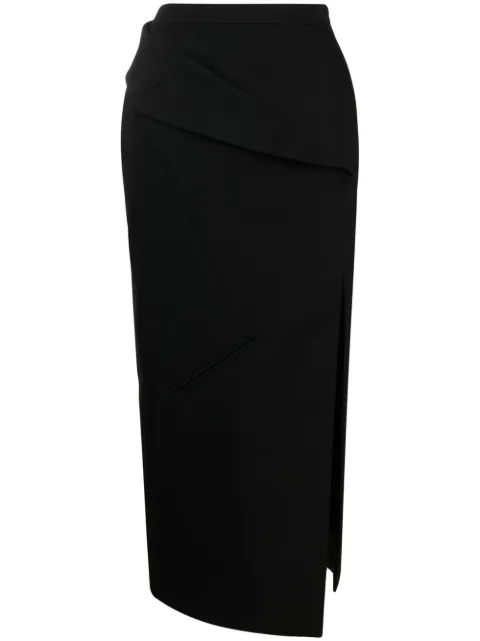 Alexander McQueen wool pencil midi skirt