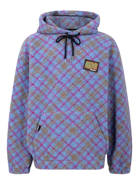 Pas de Mer plaid-check hoodie