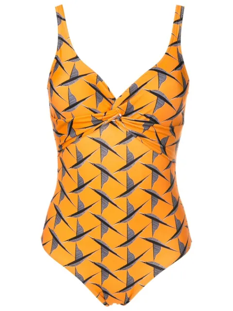 Lygia & Nanny Adriana twisted swimsuit
