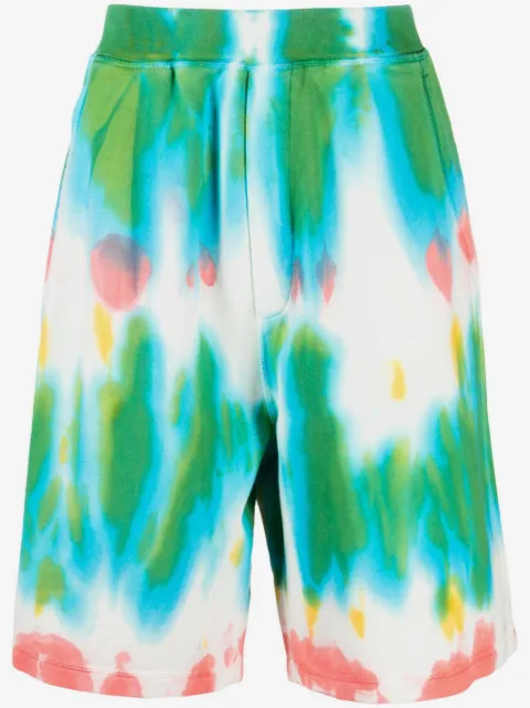 DSQUARED2 bermudas con estampado tie-dye 