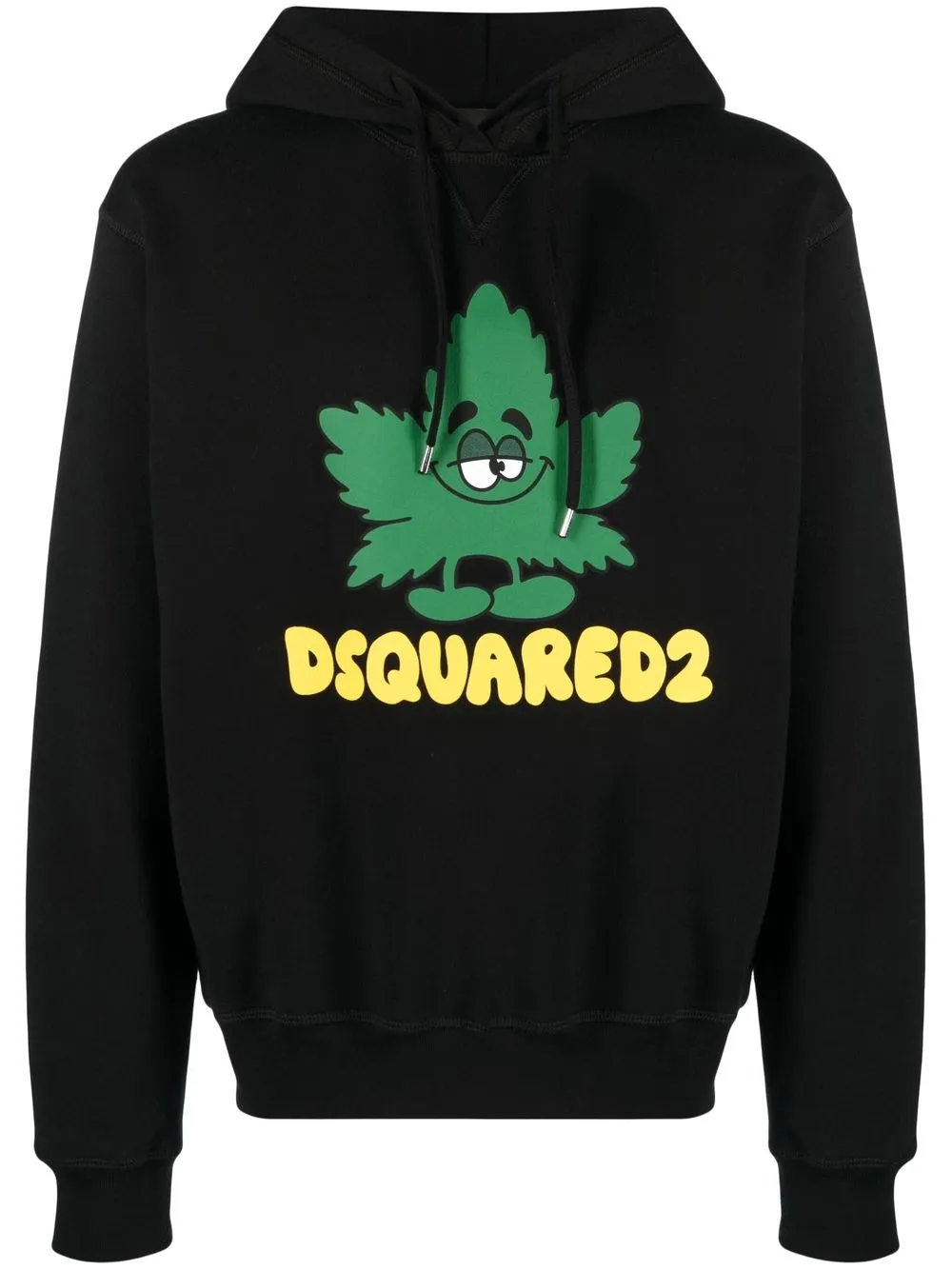 

Dsquared2 graphic-print cotton hoodie - Black