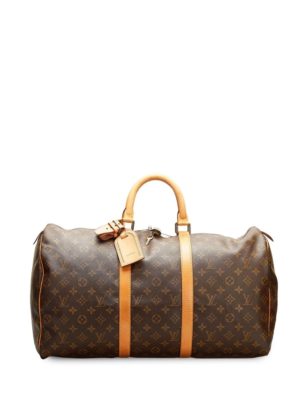 

Louis Vuitton 1990 pre-owned Keepall 50 holdall bag - Brown