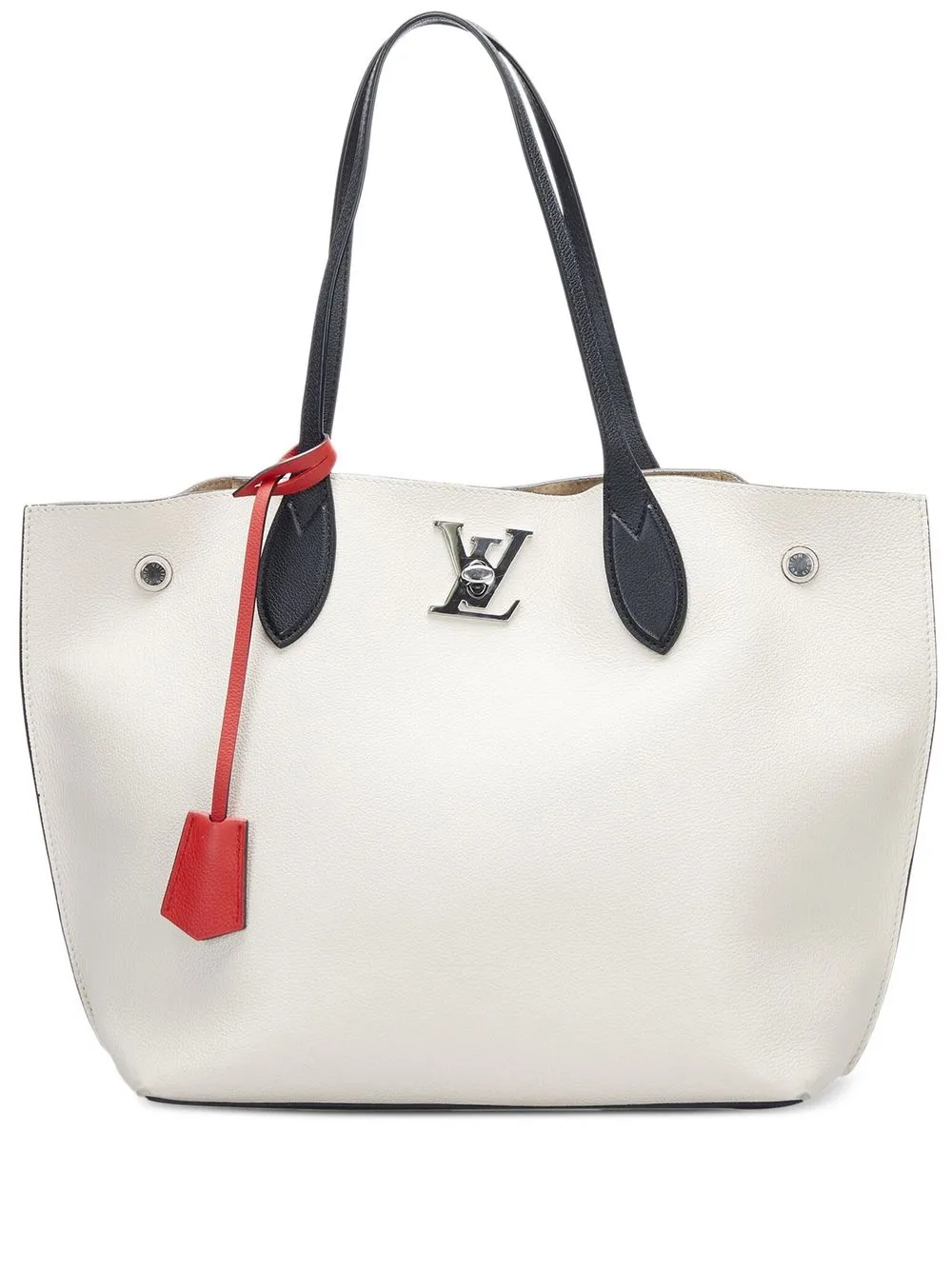 

Louis Vuitton 2019 pre-owned LockMe Go tote bag - White