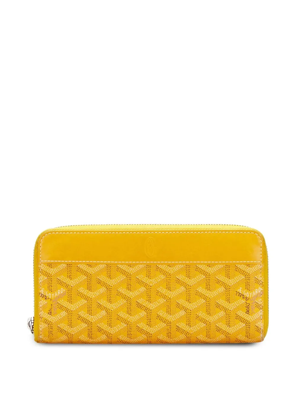 

Goyard pre-owned Goyardine Matignon continental wallet - Yellow