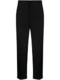 Golden Goose logo-patch straight-leg trousers - Black