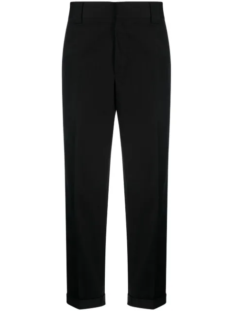 Golden Goose pantalones rectos con parche del logo
