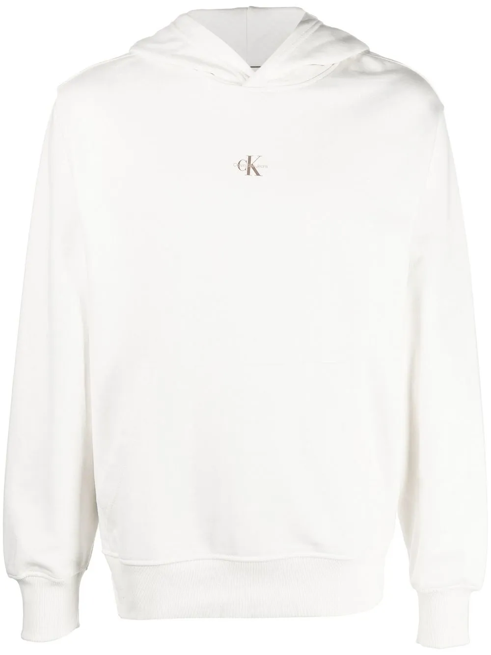 

Calvin Klein hoodie con logo estampado - Blanco