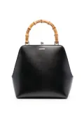 Jil Sander Goji Bamboo small leather top handle bag - Black