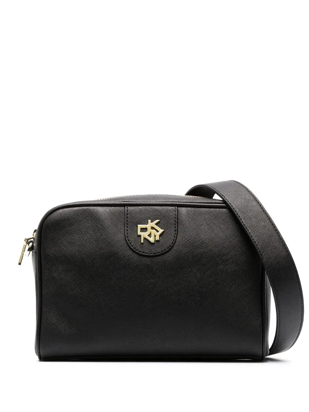 

DKNY logo lettering crossbody bag - Black