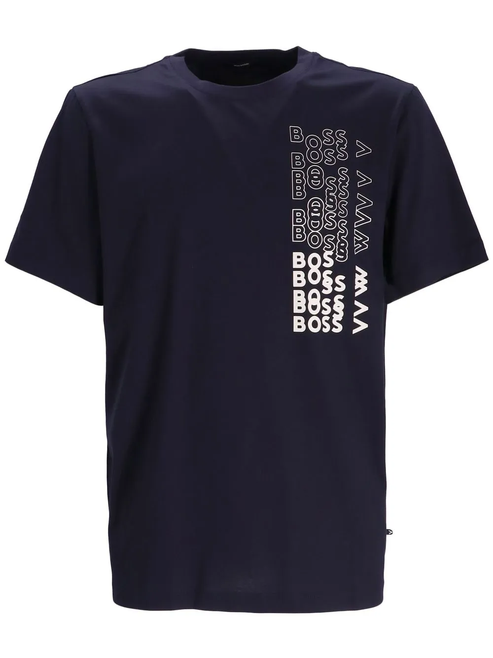 

BOSS playera con logo estampado - Azul