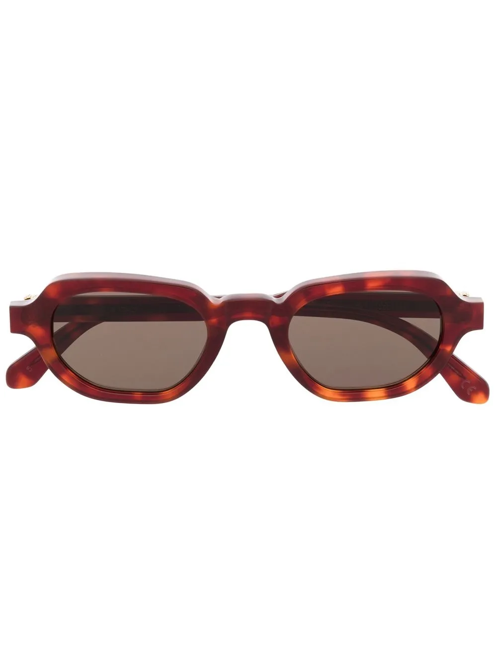 

Han Kjøbenhavn oval-frame sunglasses - Brown