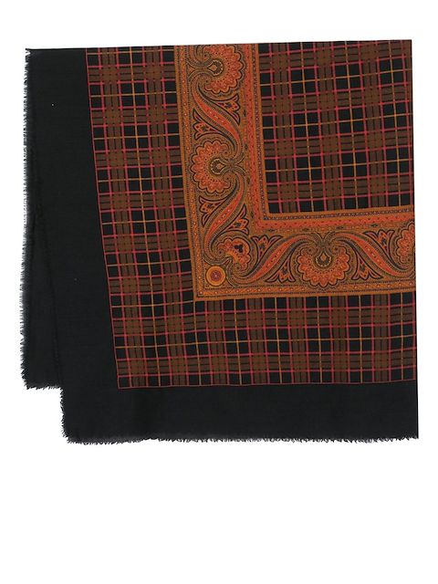 Yves Saint Laurent Pre-Owned 1970s paisley checkered scarf